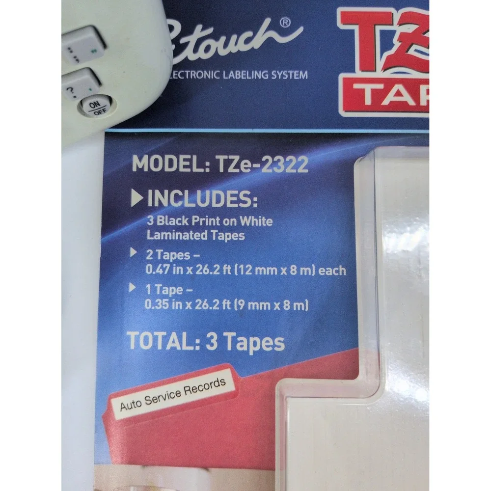 WORKS🚨Brother Electronic Label Maker P -Touch Model PT-1700 Tape Cartiridge DIY